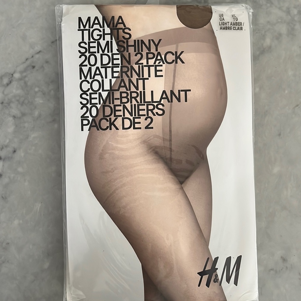 Made in Italy Maternity Tights - 2 pack